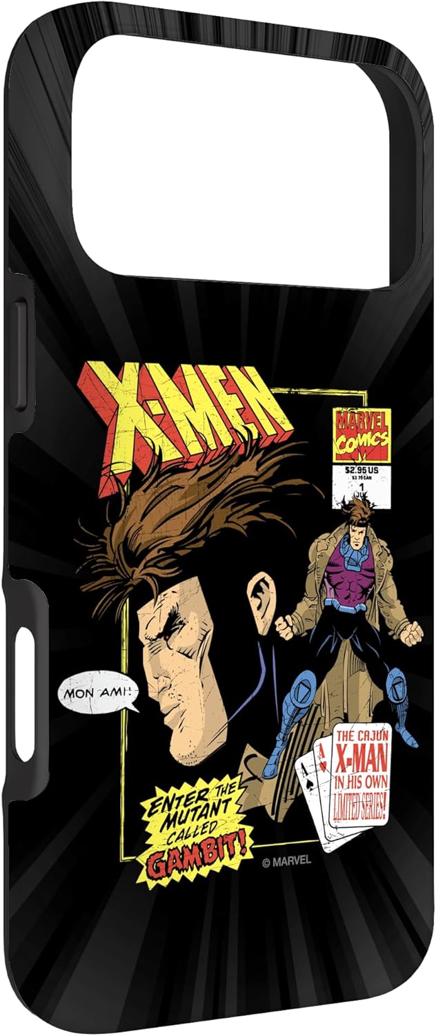 Marvel Comics X-Men Gambit Remy Lebeau Case for iPhone 17 Pro Max