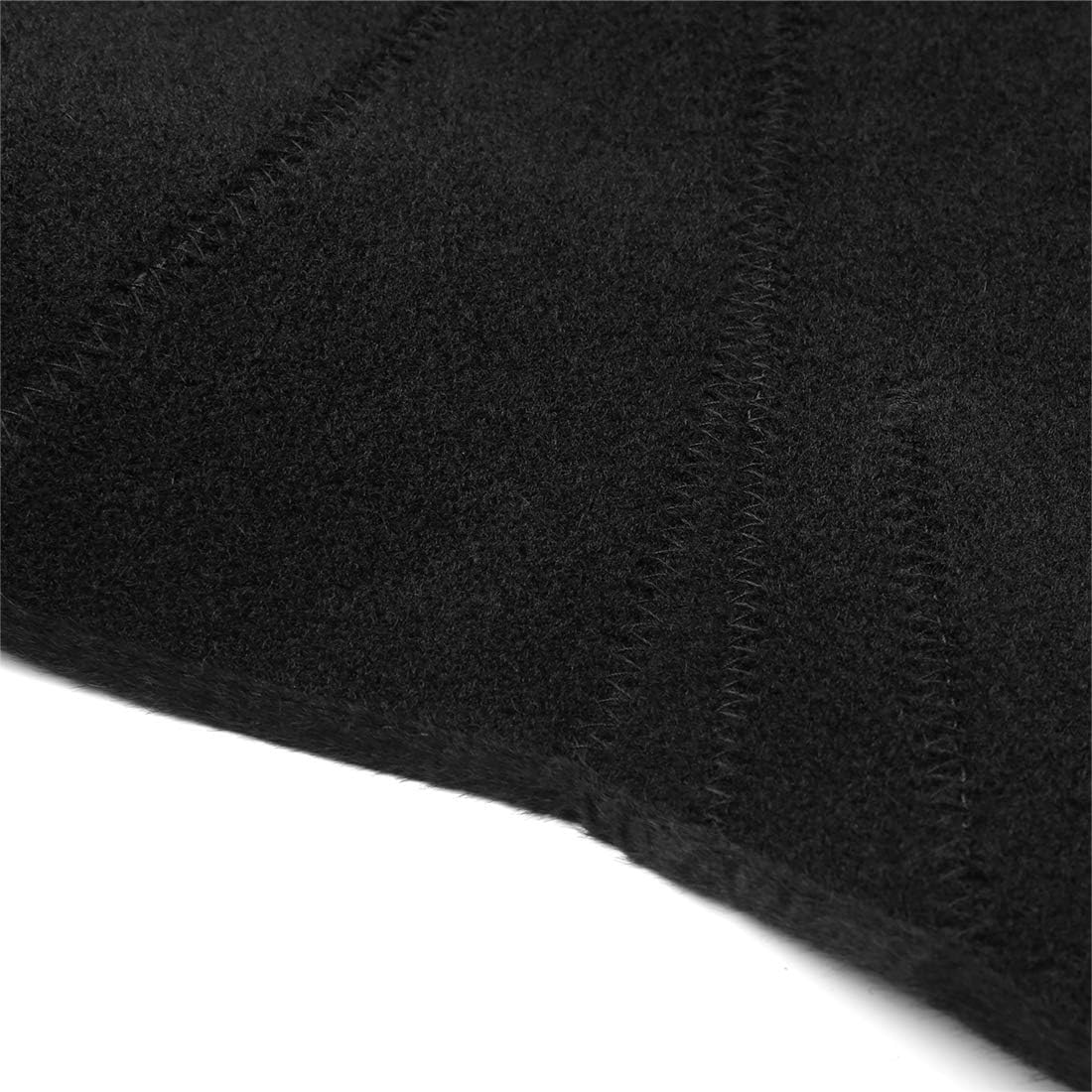 X AUTOHAUX Car Dashboard Cover Nonslip Black Dash Cover Mat Sun Pad for Ford Focus RS 2015-2017