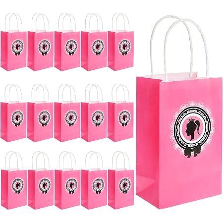 GOOHOCHY Rosa Karussell-Geschenkbox – Ca. 28x28x34 Cm, Aus Papier, Für Prinzessinnen-Party, Hochzeit & Babyshower