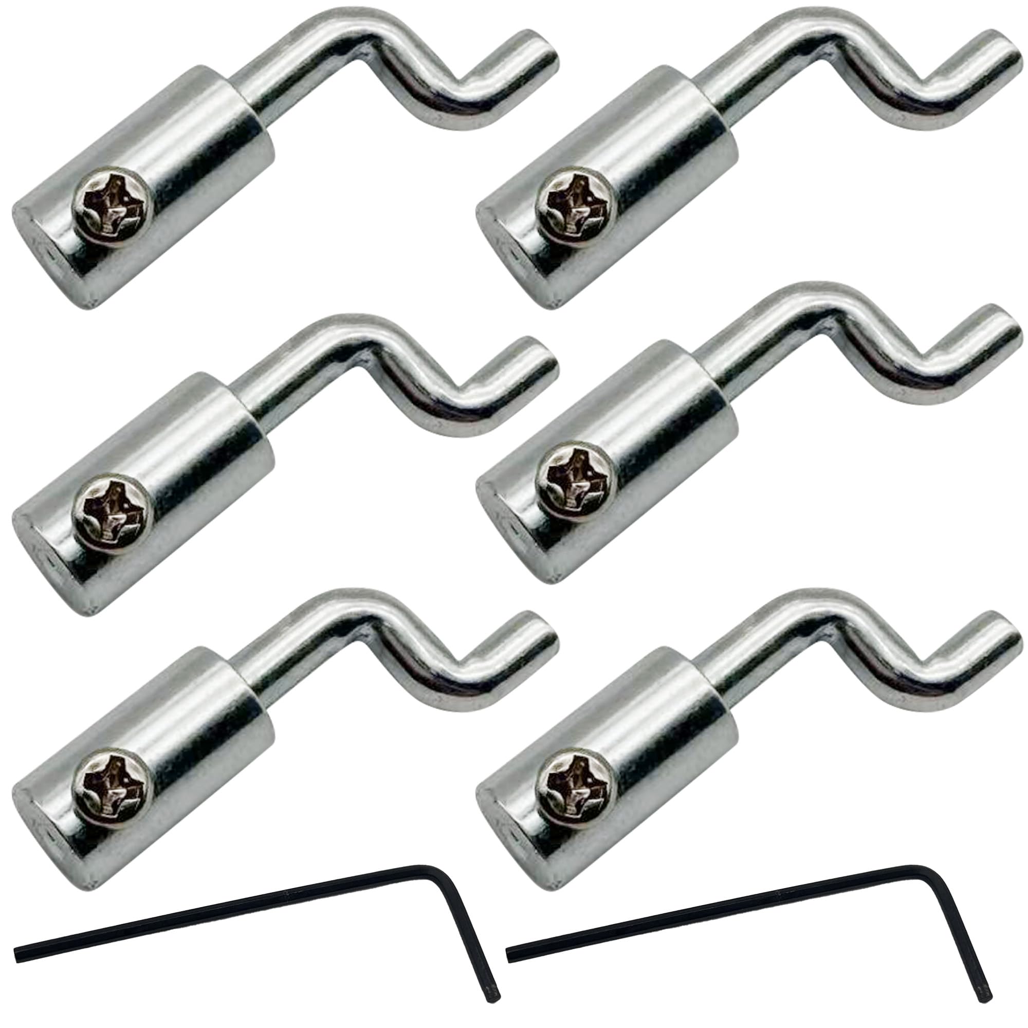 6 Pcs Throttle Cable Ends Z Bend Universal Cable Stop for Lawn Mower