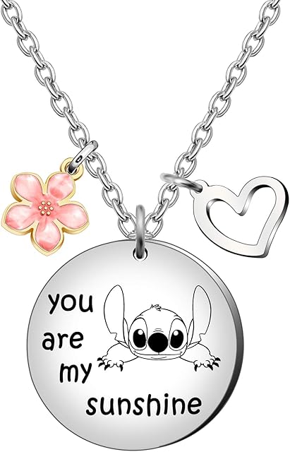 Maxforever Girl's Jewellery You are My Sunshine Necklace Gift for Daughter, Niece, Girls