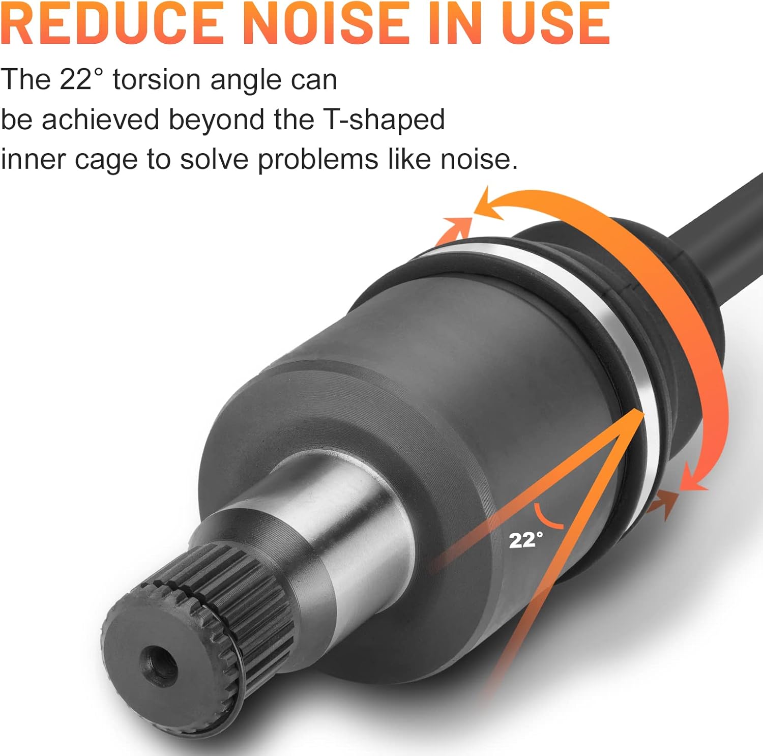 Rear CV Axle Shaft for Polaris RZR 800 (2-seater) 2008 2009 2010 2011 2012 2013,for RZR 800 LE 2014, （excluding Ranger 800/Ranger4/S 800, Diver half Shaft for 1332444 1332672-1 Pair Left & Right