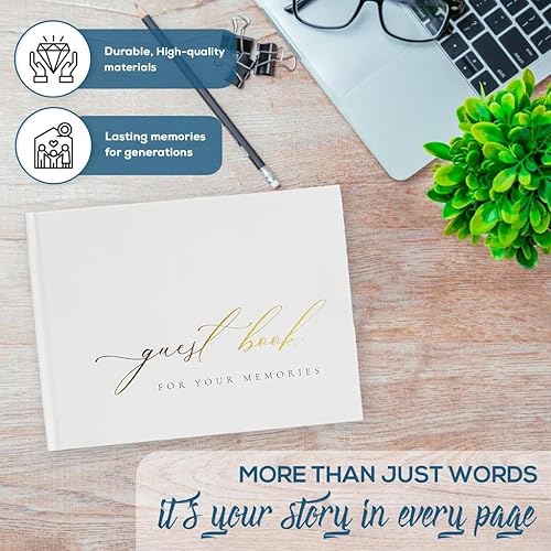 Miniatura 6 de Utopia Store Libro de visitas crea recuerdos en cualquier evento especial, baby shower, recepción de boda, bar mitzvah, libro de visitas Polaroid