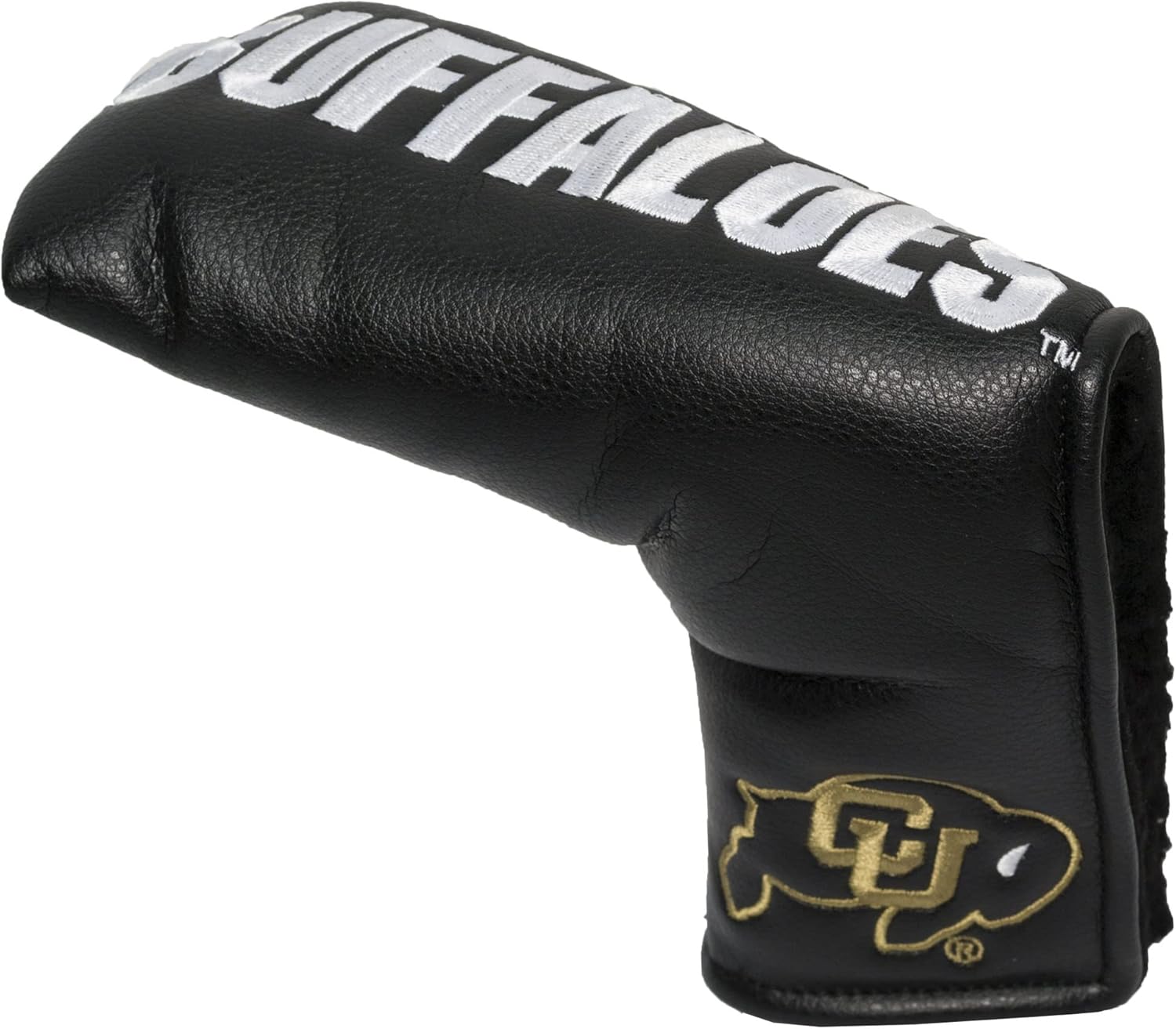 Team Golf NCAA Colorado Buffaloes Vintage Blade Putter Cover Golf Club Vintage Blade Putter Headcover, Form Fitting Design, Fits Scotty Cameron, Taylormade, Odyssey, Titleist, Ping, Callaway