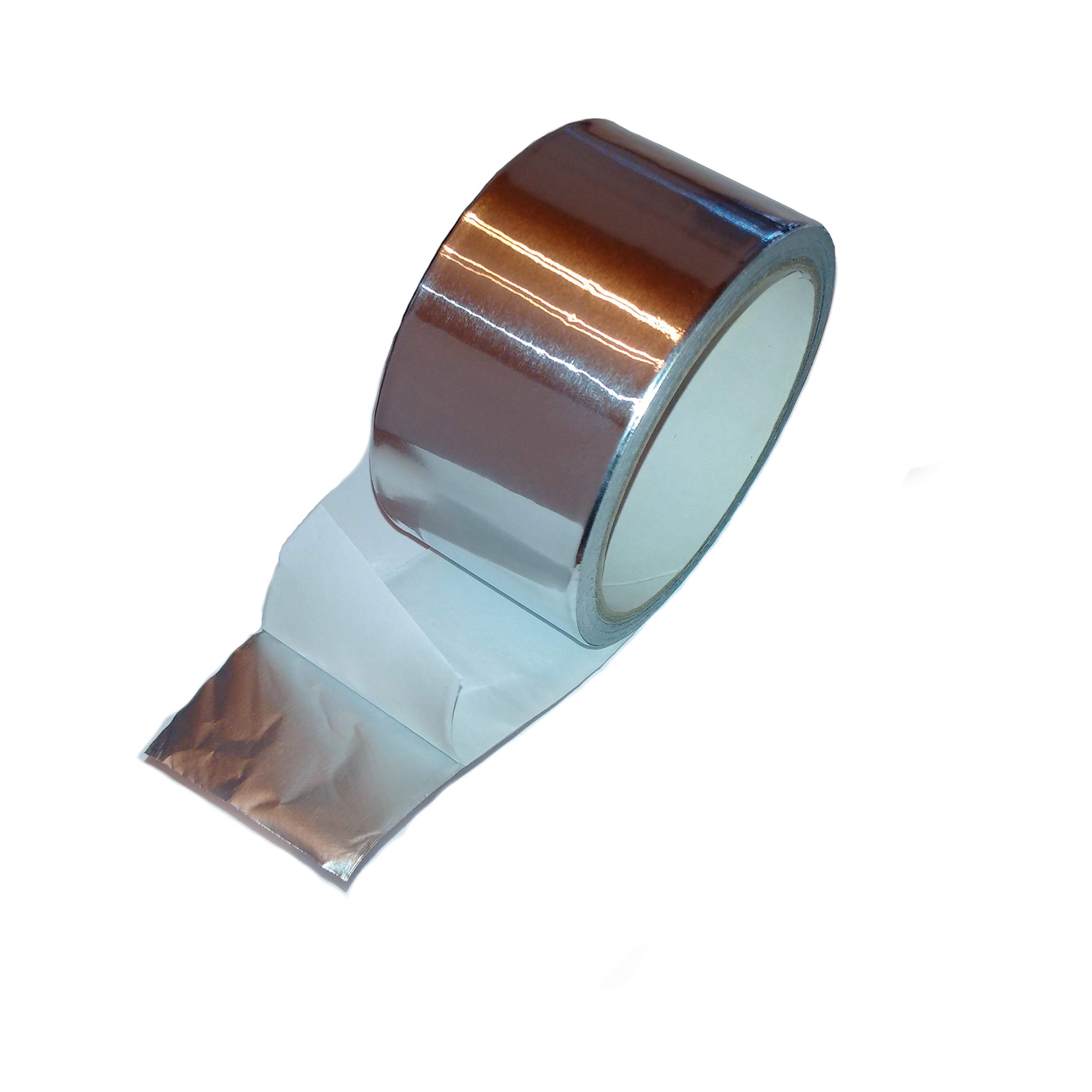 15 rollos de cinta adhesiva de aluminio industrial, 50 mm