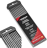 ARCCAPTAIN 2% Ceriated Grey Tungsten Electrodes 3/32" x 7" TIG Welding 10-Pack WC20/EWCe-2 AWS Certified