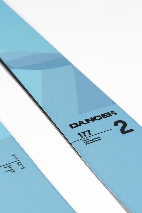 Faction Dancer 2 All-Mountain Frontside Flow Skis, Blue, 182cm