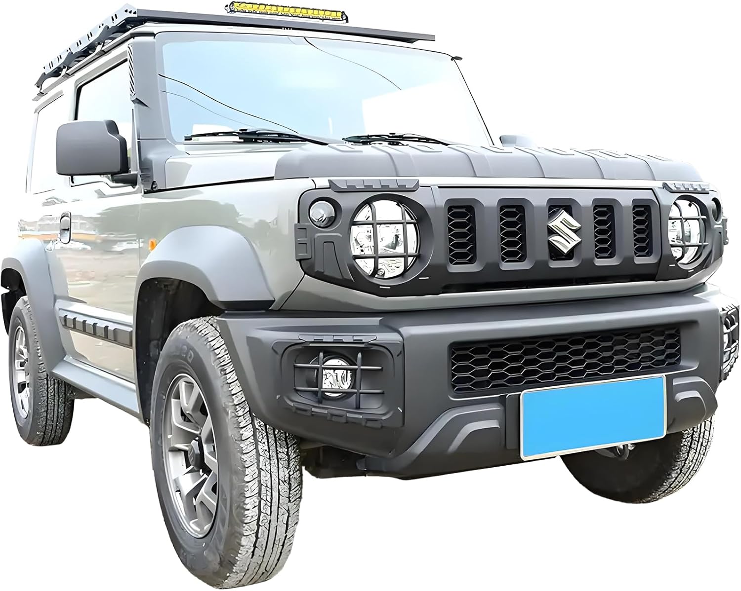 Front Headlight Guards Cover Trim Protector for Suzuki Jimny 2019-2025 Exterior Headlamp Guard Kit Accessories (Matte Black)