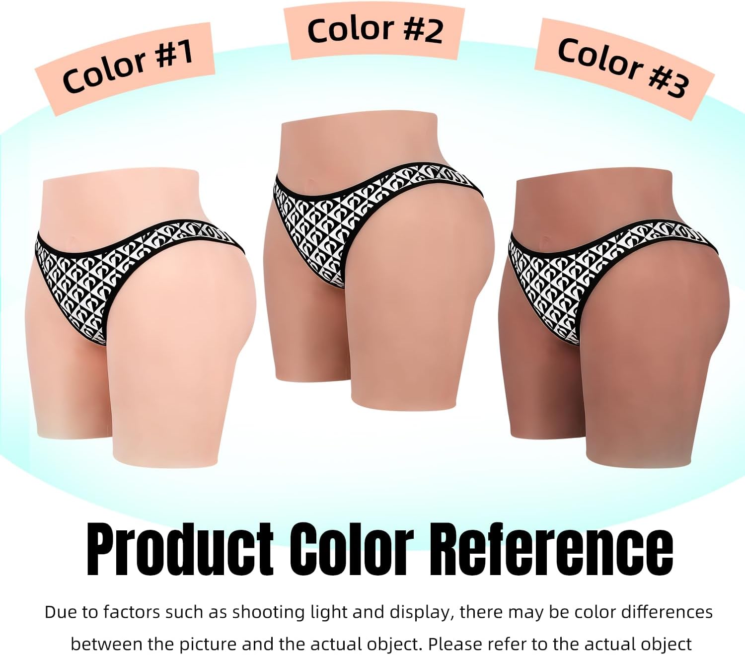 Silicone Fake Butt Panties Male to female Butt Lifter Underwear Transgender Drag Queens Cosplay