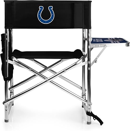Miniatura 57 de PICNIC TIME NFL Unisex-Adult NFL Sports Chair with Side Table, Beach Chair, Camp Chair for Adults Negro