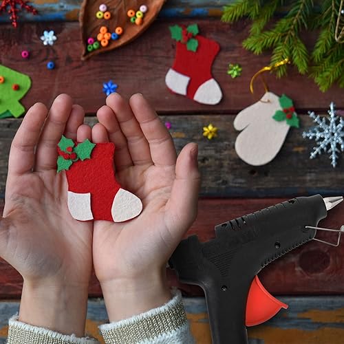 Miniatura 4 de Pistola de pegamento caliente de tamaño completo de 100 W kit de pistola de pegamento caliente resistente pistola de pegamento para reparación del