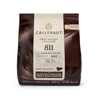 Callebaut Feinste belgische dunkle Schokolade braun 400 g