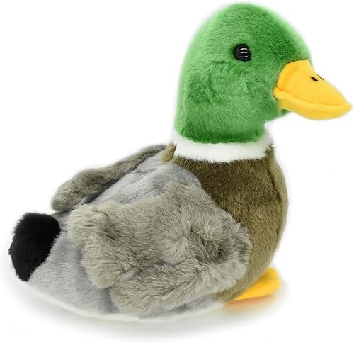 Miniatura 1 de Pato Mallard, macho, Drake, pájaro, realista, realista, realista, relleno, pájaro, suave, juguete, educativo, animal, regalo, muy bonito animal de