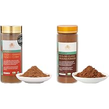 HARITA Organic Ceylon Cinnamon Powder 2.1 oz 60 g & Ceylon Clove Powder 1.8 oz 50 g Set of 2 Organic, JAS USDA EU Certified, Sri Lanka, Additive-free, Pesticide-free, Genuine Cinnamon, Clove