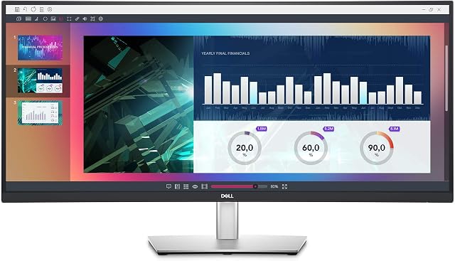 Dell P3421W Curved Monitor (34.14") 86.72 cm WQHD 3440x1440Pixel, 5 ms, IPS, HDMI, DisplayPort, USD-C