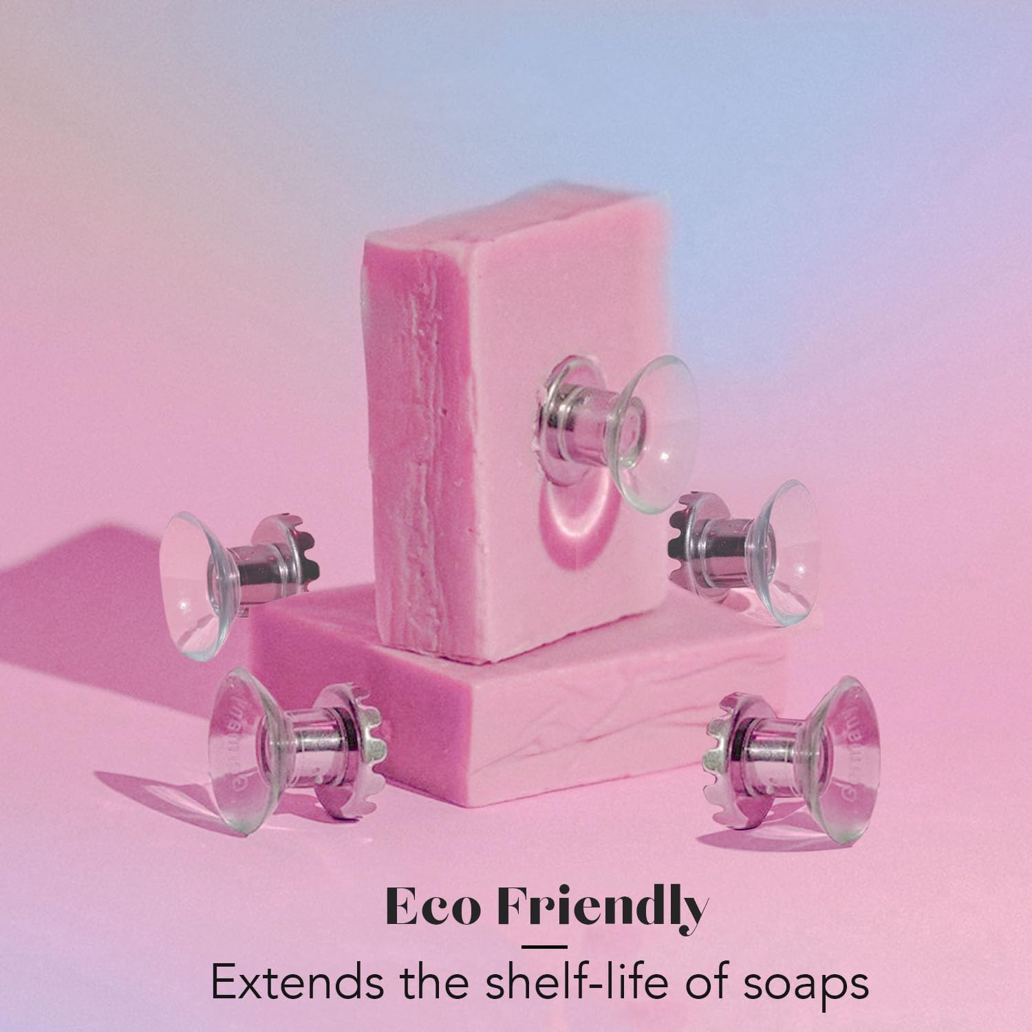 Set of 5 Magnetic Soap Holders with Suction Cup, 5 Soap Holders, 5 Soap Holders - Image 3