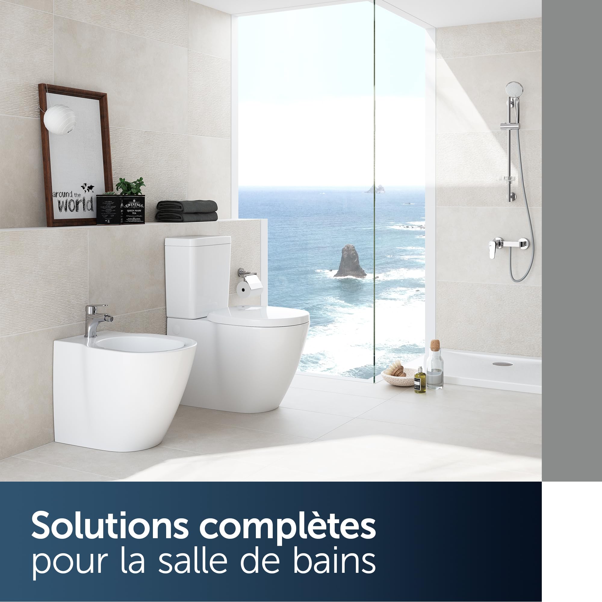 Ideal Standard Connect Abattant WC, forme arrondie, Siège de toilette durable, comprenant un jeu de charnières pour une installation facile, en duroplast robuste – Blanc (365x430x50 mm)