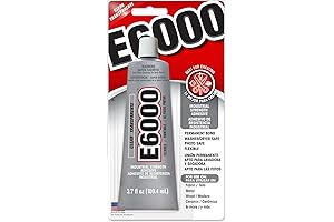 Eclectic Products 230012 3.7 oz Amazing E-6000 Craft Adhesive Uncarded, Clear 6 Pack