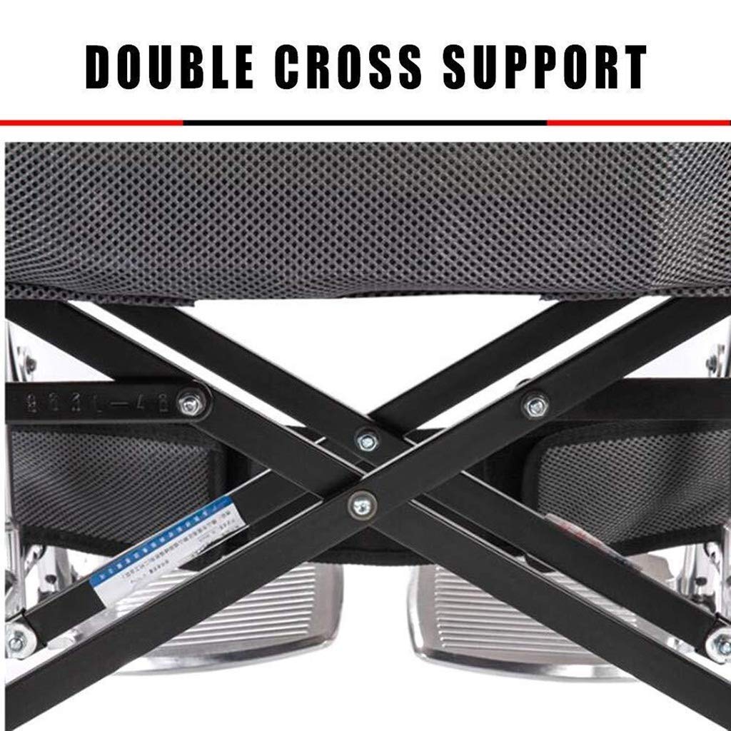 Silla de ruedas portátil plegable de aluminio súper ligero con bolsa de viaje autopropulsado carro avión, portátil