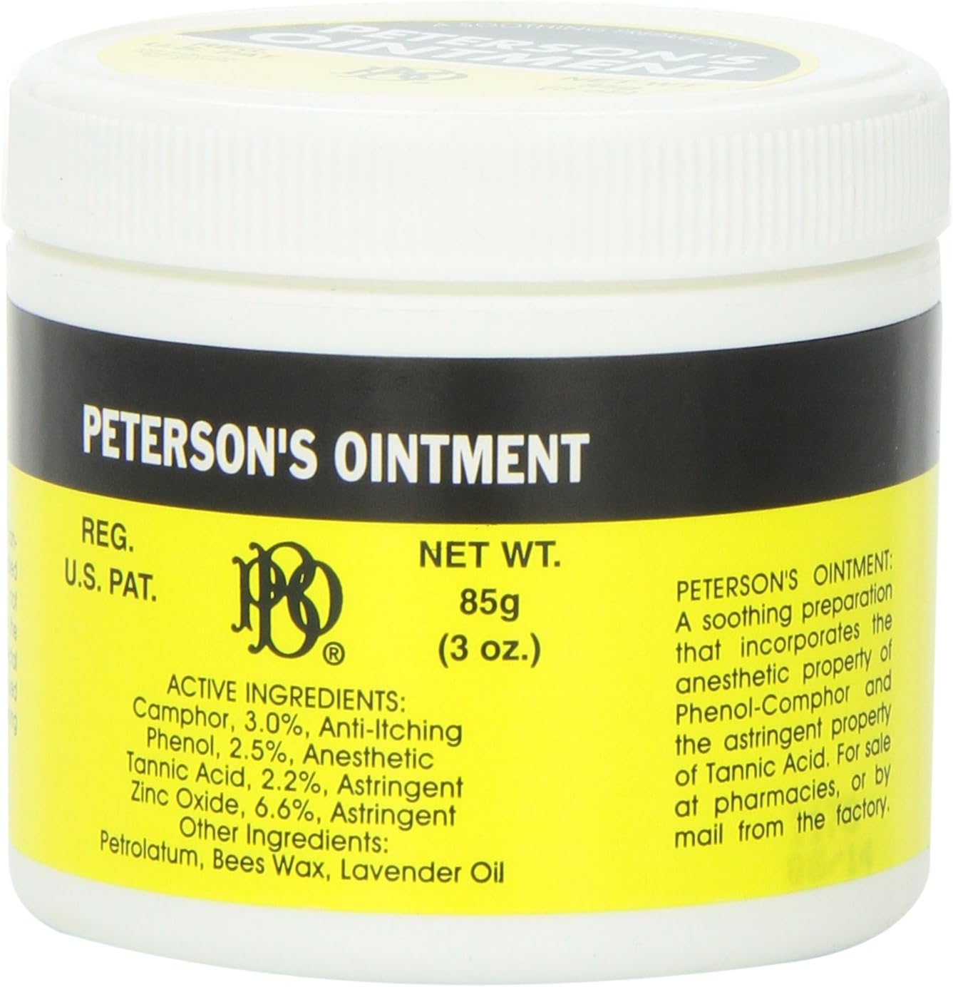 Peterson's Hemorrhoidal Ointment, 3 Ounces