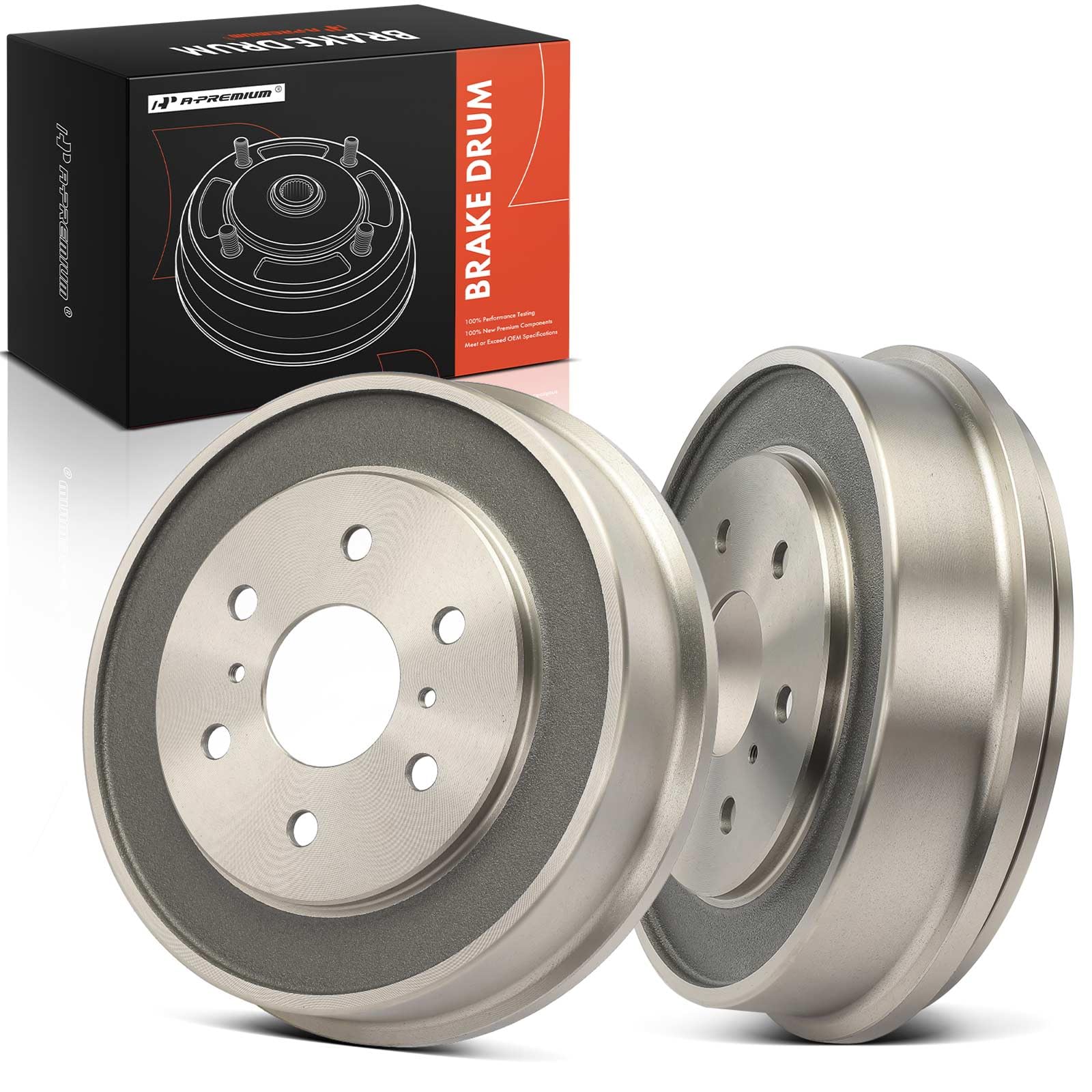 Photo 1 of A-Premium Rear Brake Drums Set (2-Pack)
