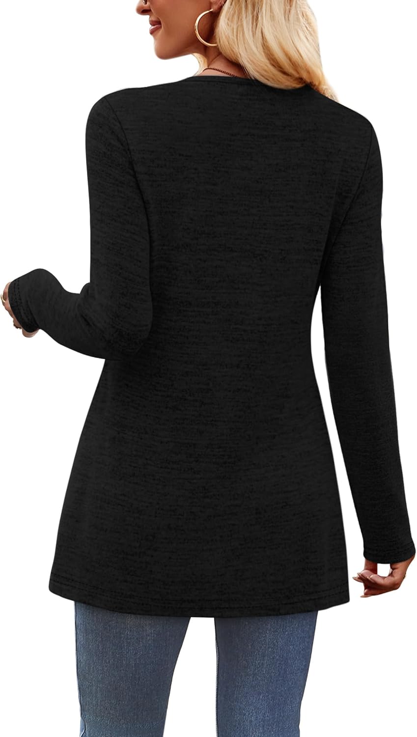 OFEEFAN Ladies Tops and Blouses for Women Fall Sweaters Long Sleeve Shirts Winter Clothing for Women Fashion Clothing - Image 5