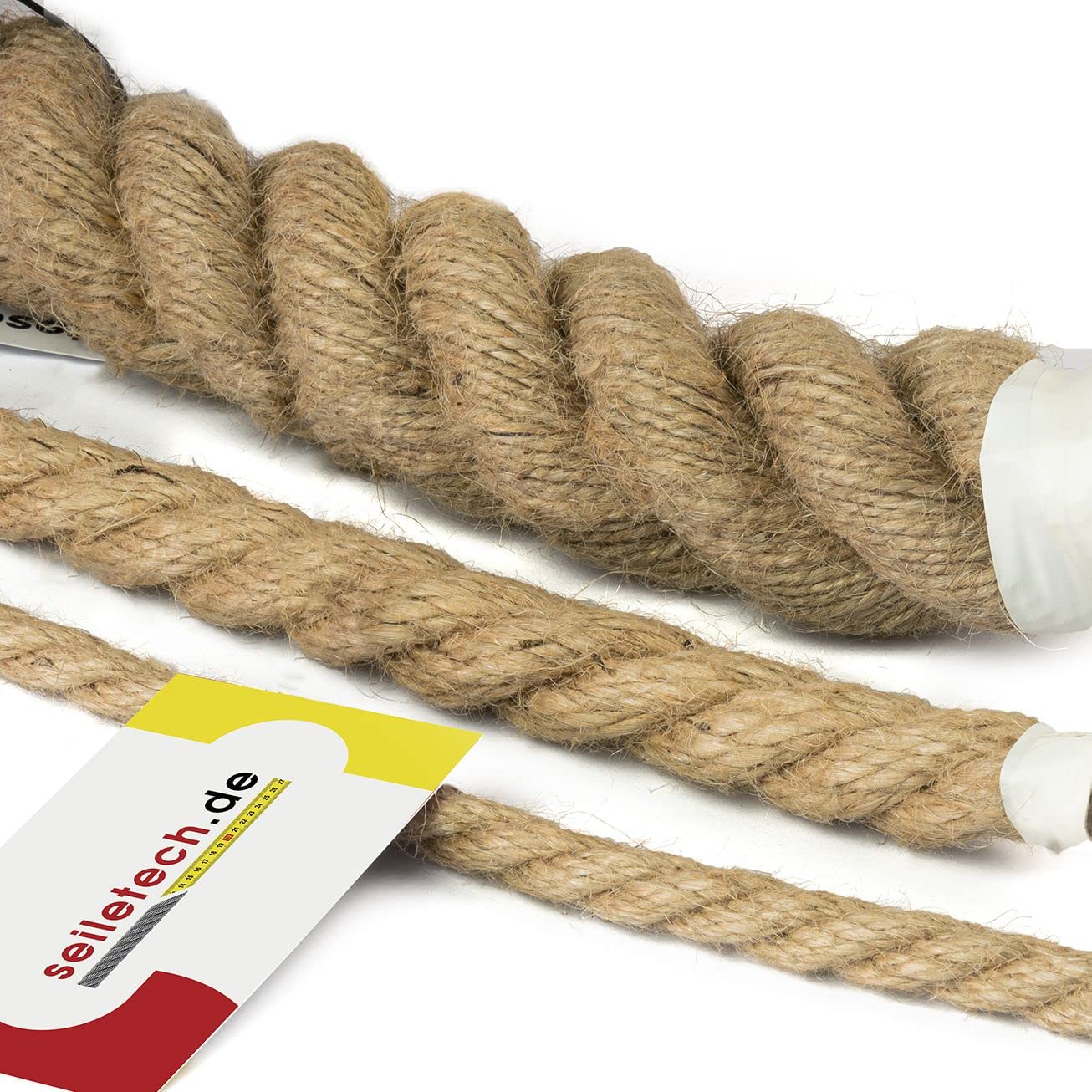 Corda Tiratutto Naturale 40mm X 15 Metri – Junior E Adulti – Per Giornate Sportive A Scuola - copertina