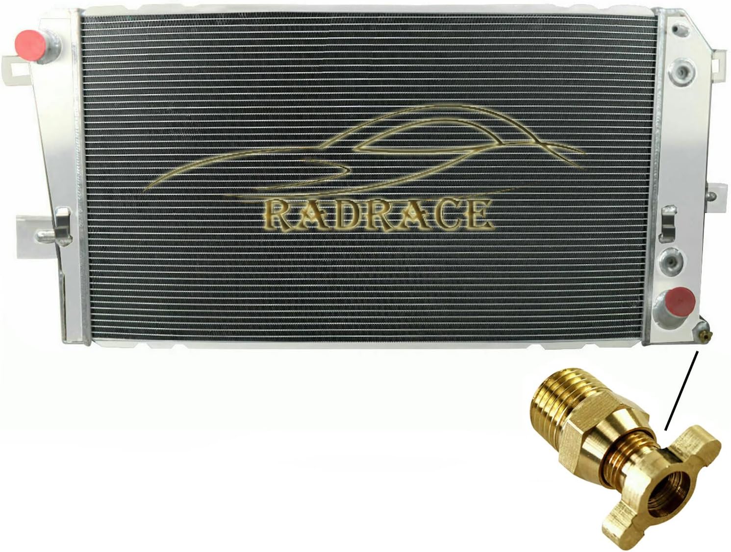 Aluminum Radiator for 2001 2002 2003 2004 2005 Chevy Silverado 2500 HD 3500 01 02 03 04 05 GMC Sierra 2500 HD 3500 Radiador 4 Row Radiators 6.6L V8 Diesel Radiadors Shroud Fan Relay