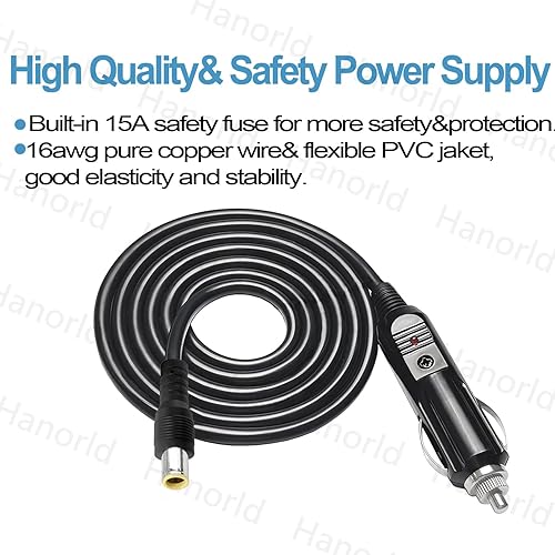 Miniatura 5 de Adaptador de cargador de coche de repuesto para estación de energía portátil EBL 300 500 Voyager 1000 Power Station Solar Generator Power Adapter