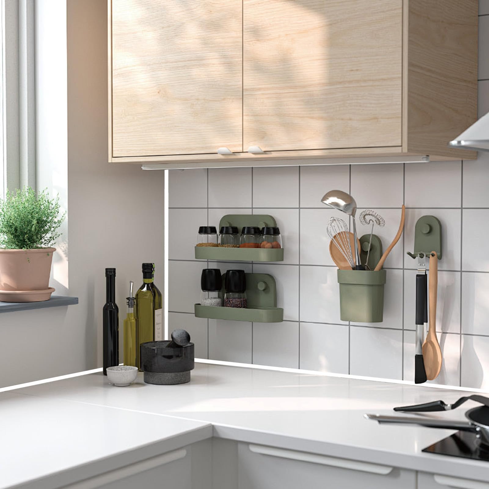 Modanatura Adesiva Autoadesiva In PVC - Listello Flessibile Per Pareti, Soffitti E Angoli - Bianco 8M - Foto 5