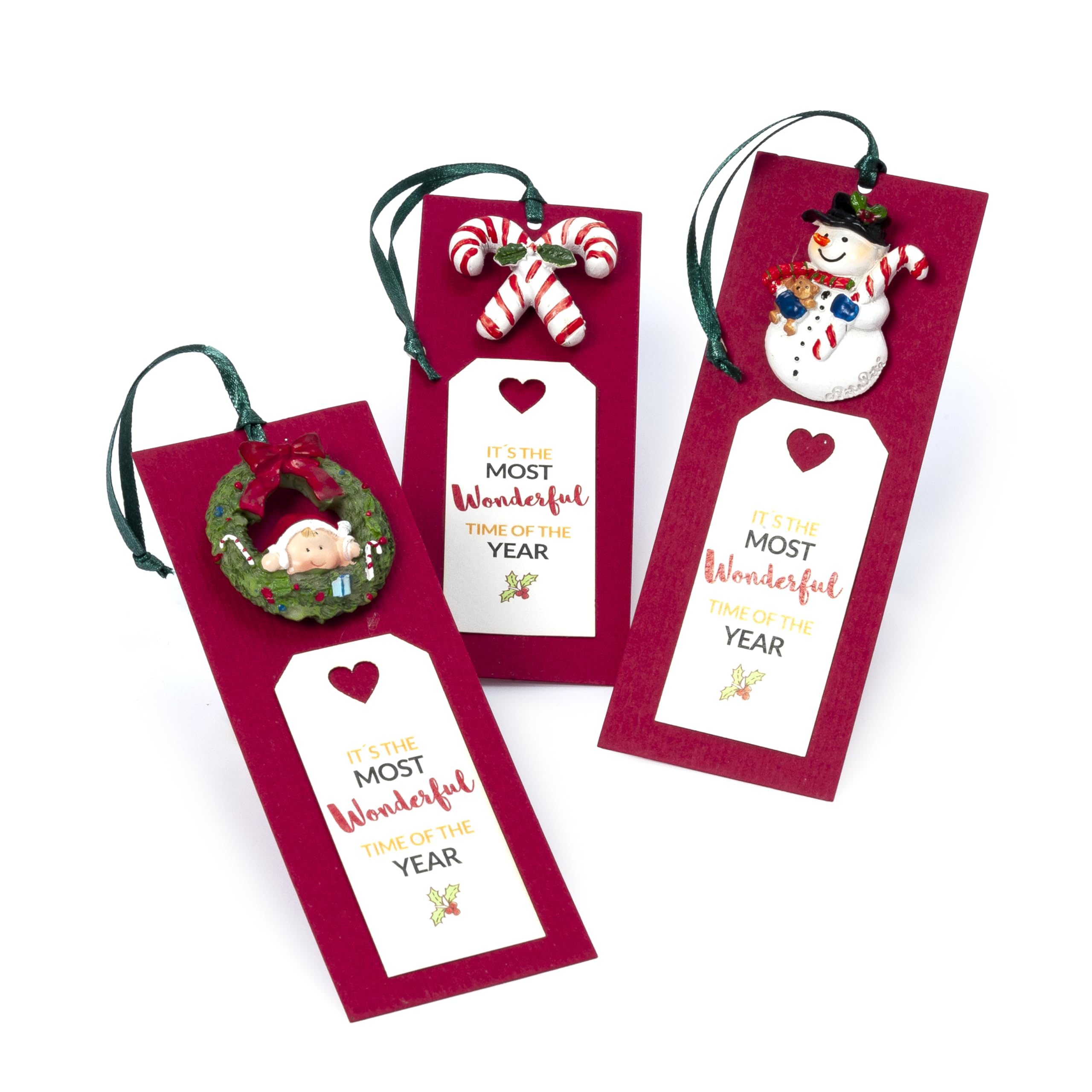 Mopec NZA1 Pack of 12 Magnets Pit & Pita Christmas with Book dot 5x13x1.5cm, Multicoloured, 5x13x1,5cm