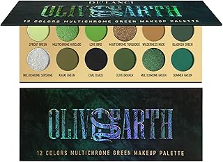 Paleta de sombras de ojos verde oliva de 12 t...