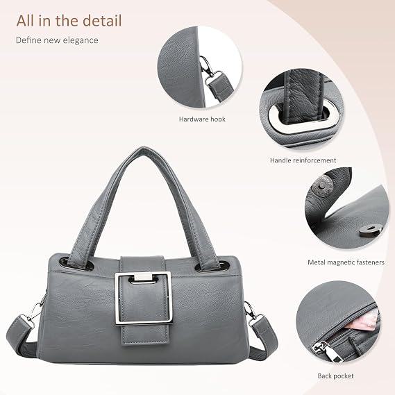 NICOLE & DORIS Women handbags handbags for ladies fashion handbag crossbody bags Women Retro Handbag PU leather Black