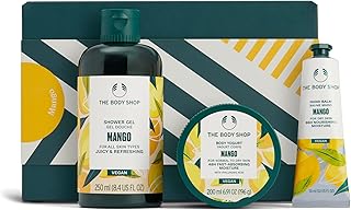 The Body Shop Mango Gift Set - 3 Piece Set, Includes Shower Gel, Body Yogurt, Hand Balm, Vegan