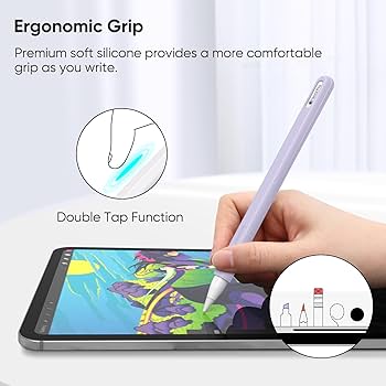 Fintie Apple Pencil Pro & Apple Pencil 2. Nesil için Silikon Kılıf