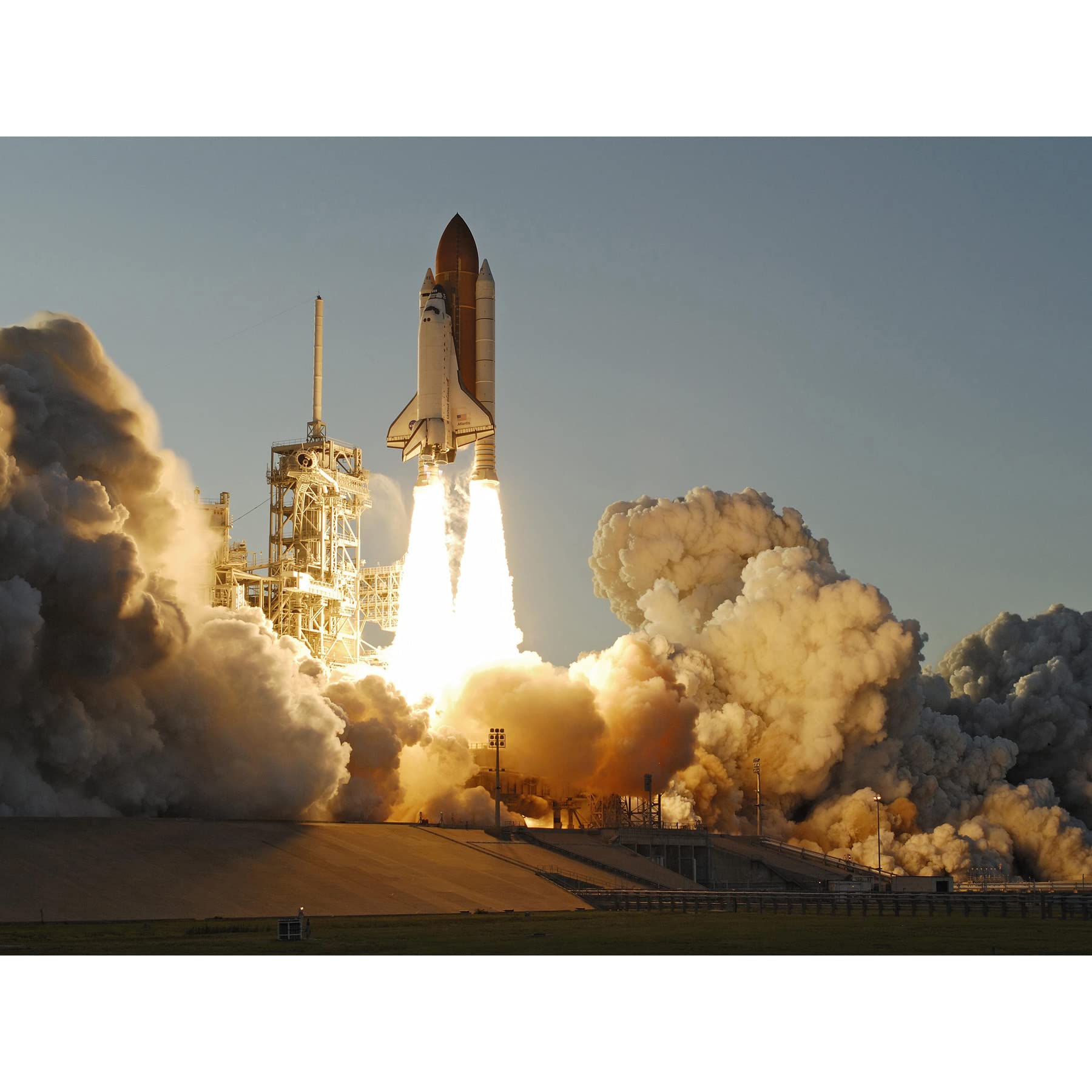 Doppelganger33 LTD NASA STS-117 Space Shuttle Atlantis Launch Rocket Liftoff Photo Extra Large XL Wall Art Poster Print