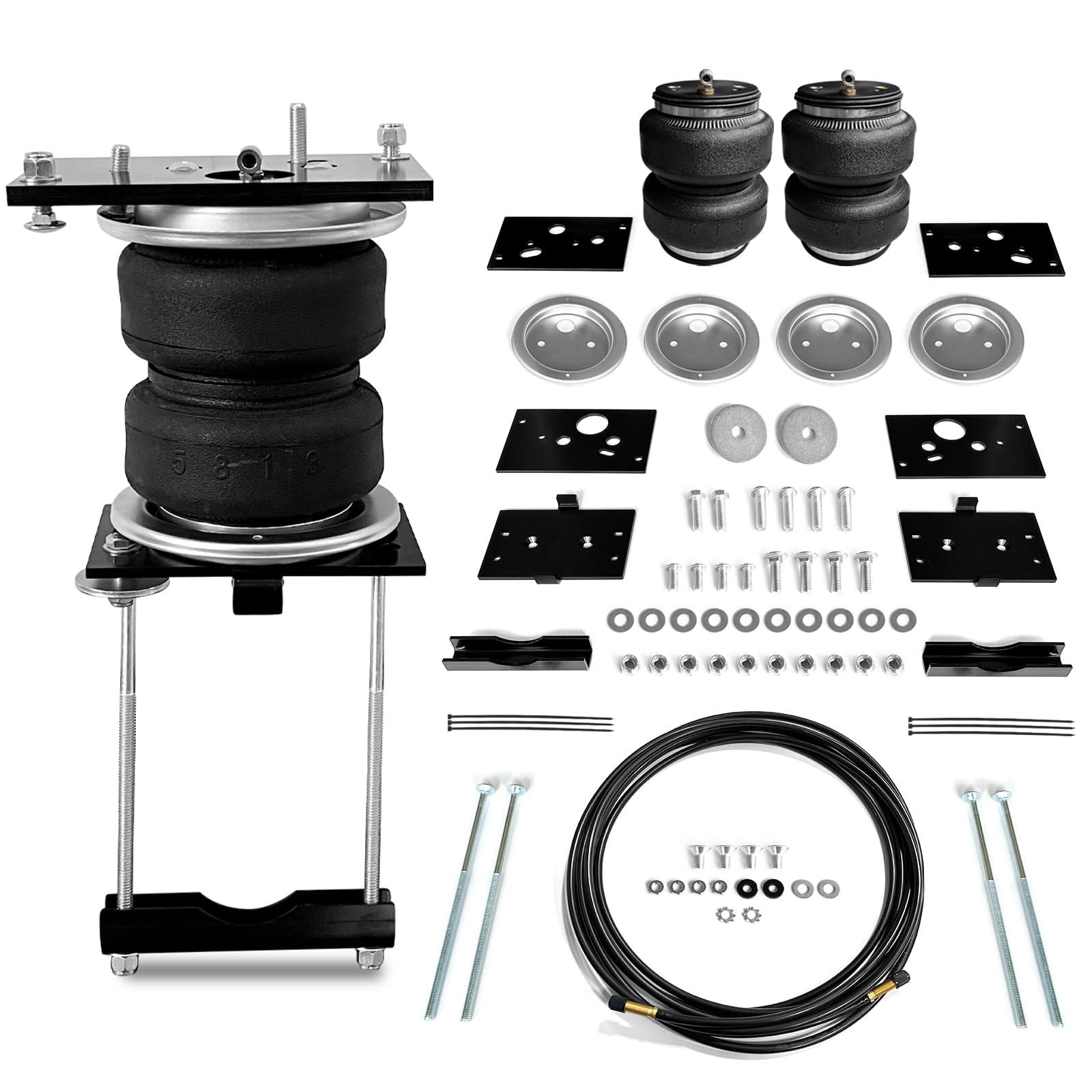 KEIYSHOLCK Rear Air Spring Bag Suspension Kits Compatible with 2014-2023 Do-dge Ram 2500 2WD 4WD Ram 2500 2WD 4WD OEM Airlift 57289 Loadlifter 5000