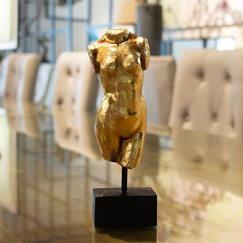 Vista 5 de Guichifun Esculturas para decoración del hogar, busto, estatua femenina, figura de resina, decoración moderna, escultura de arte para el hogar