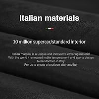 Vista 6 de Cubierta de panel de consola central para Mercedes-Benz Clase E W213 2019 2020, estilo Alcántara, caja de almacenamiento, accesorios interiores