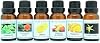Crazy Candles 6 Bottles Set Made in USA 1 Coriander, 1 Coriander Rose, 1 Lemon, 1 Orange Blossom, 1 Pineapple, 1 Ylang-Ylang 12 Fl Oz Each 15ml Premium Fragrance Oils