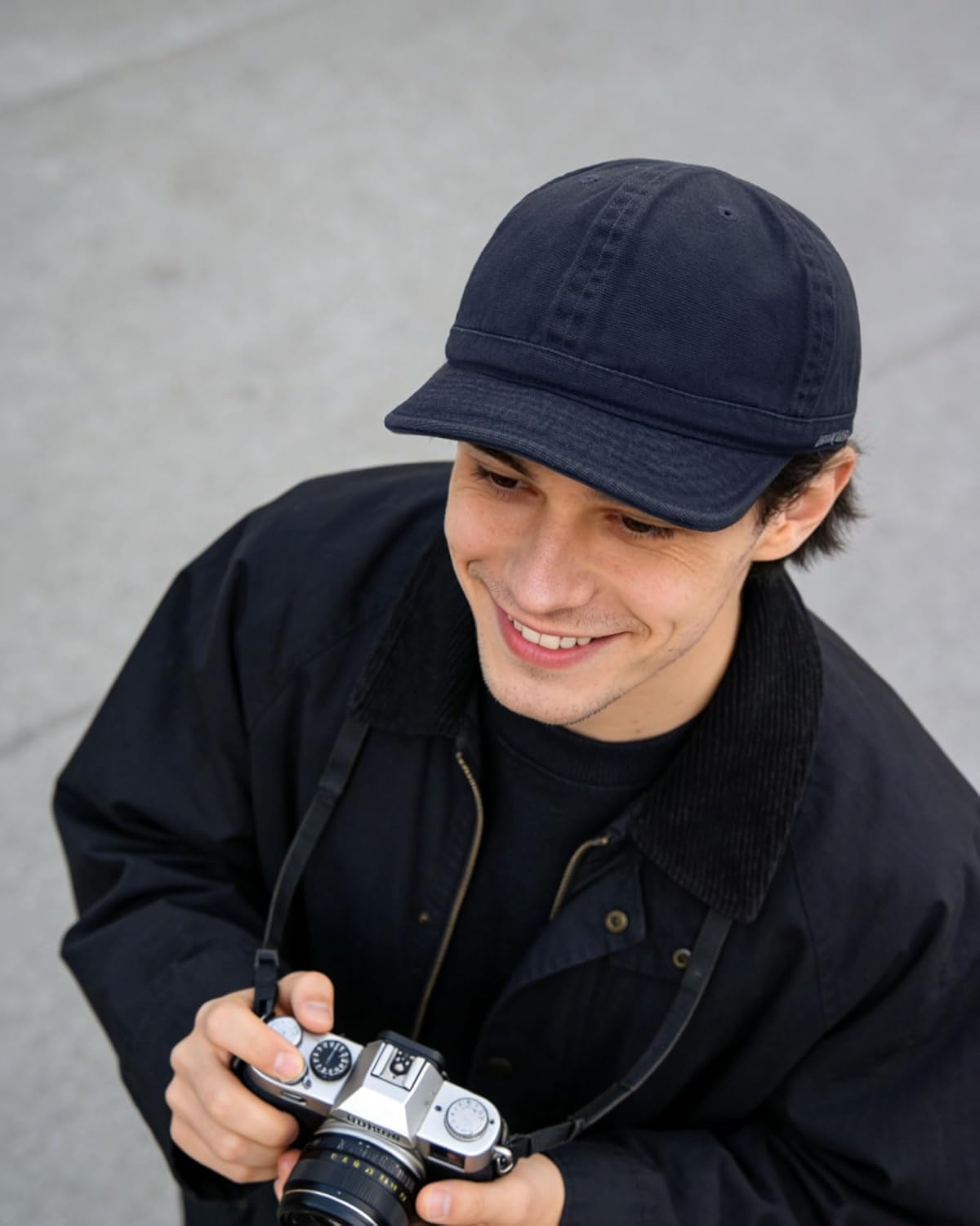 CLAPE Stylish Short Brim Soft Cap Baseball Cap Trucker/Baseball Style Hat Cap - Image 4