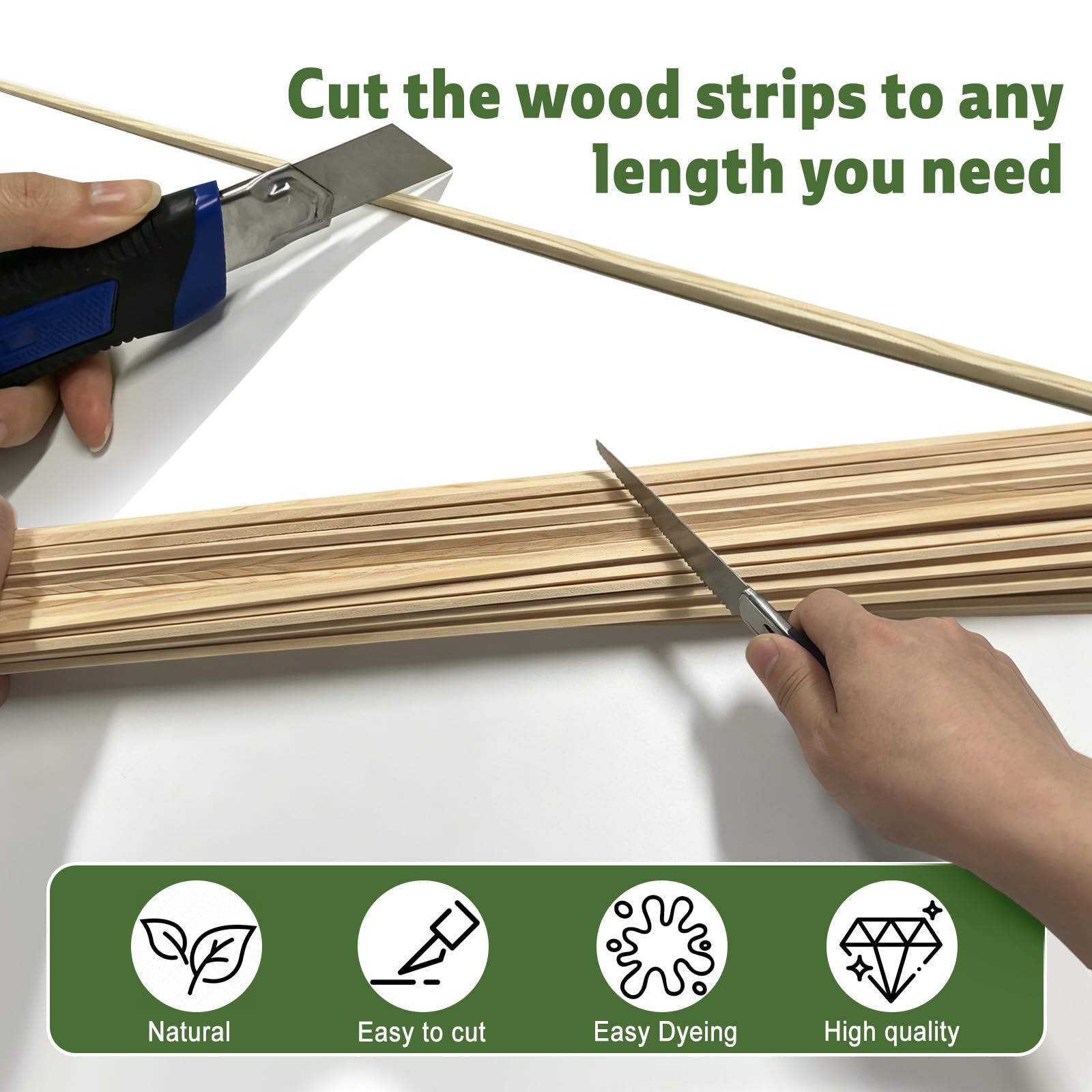 Pine Wood Sticks - Craft & DIY Supplies -4