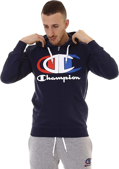 Champion Hodded Full Zip Sweatshirt L: Amazon.es: Ropa