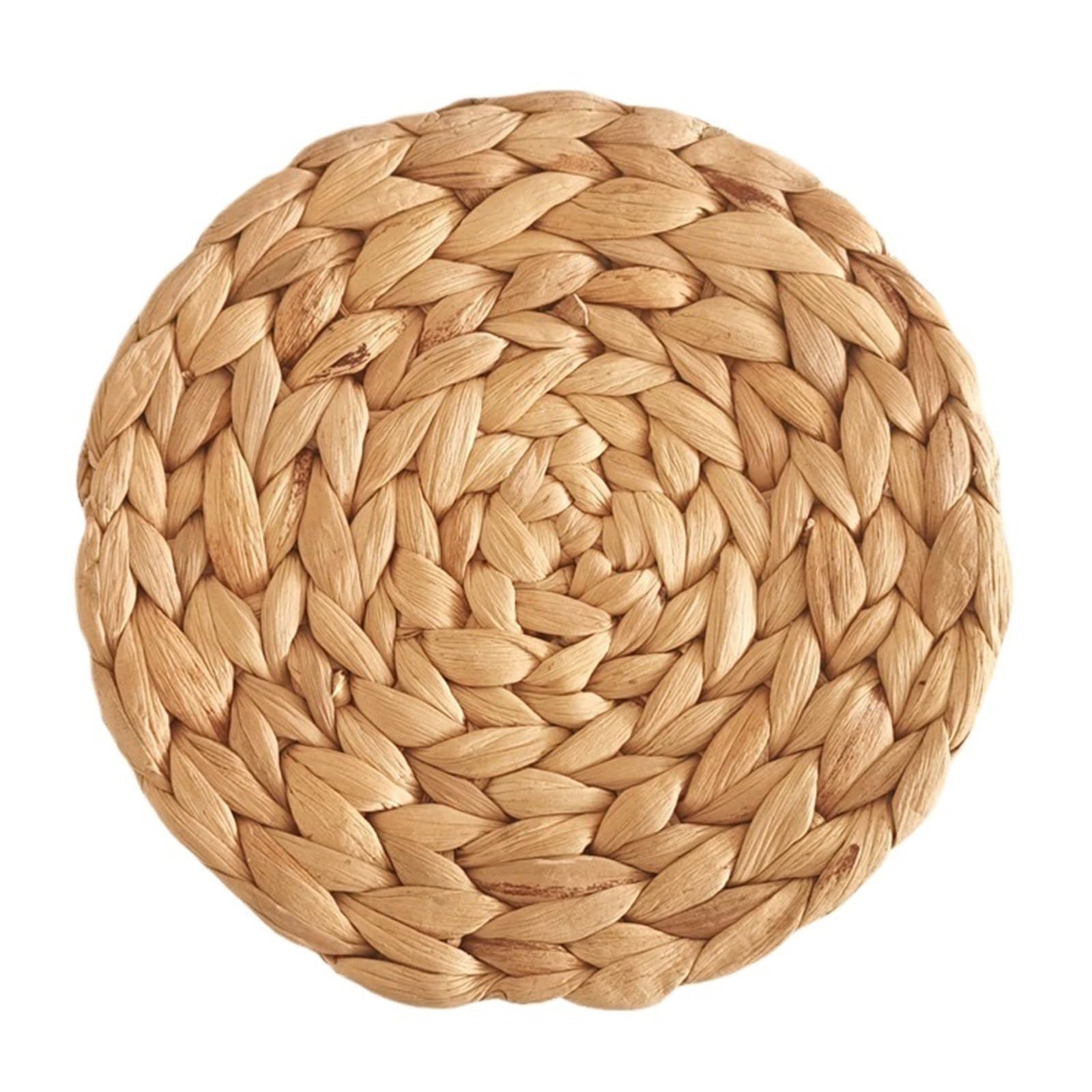 Sets de Table en Osier Sets de Table en rotin tissés à la Main – Sets Ronds, adaptés aux salles Manger et au Salon, résistants Chaleur(35cm)