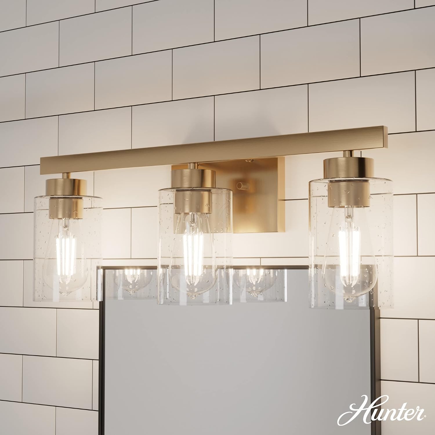 Hunter Fan Company 13078 Hartland Vanity Lighting, 3, Alturas Gold