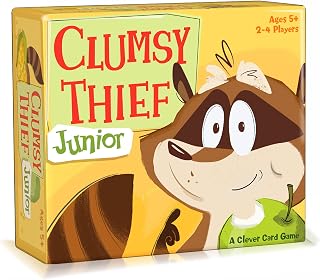 Clumsy Thief Junior Math Game - Adding to 10 Card Game for Kids (Ages 5 and up)