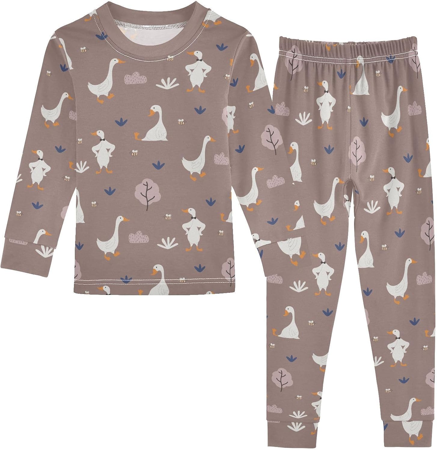 Pajamas Set Cotton Long Sleeve 2 Piece Pjs Soft Comfy fit Lounge Sleepwear