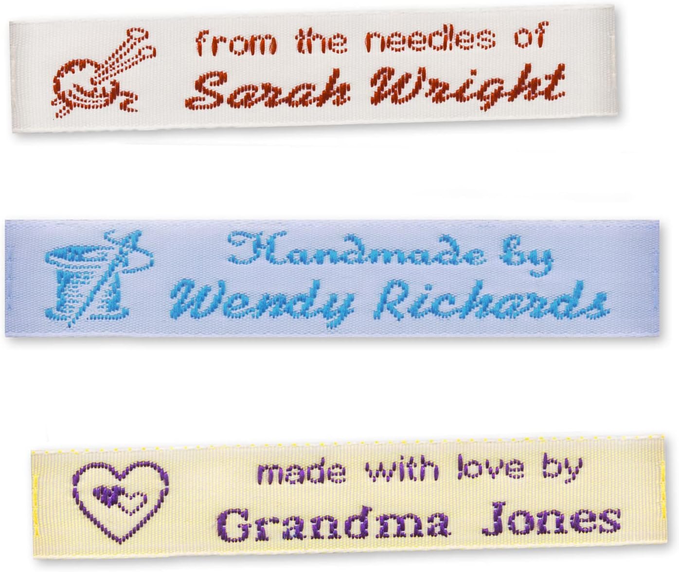 Personalised Woven Craft Labels