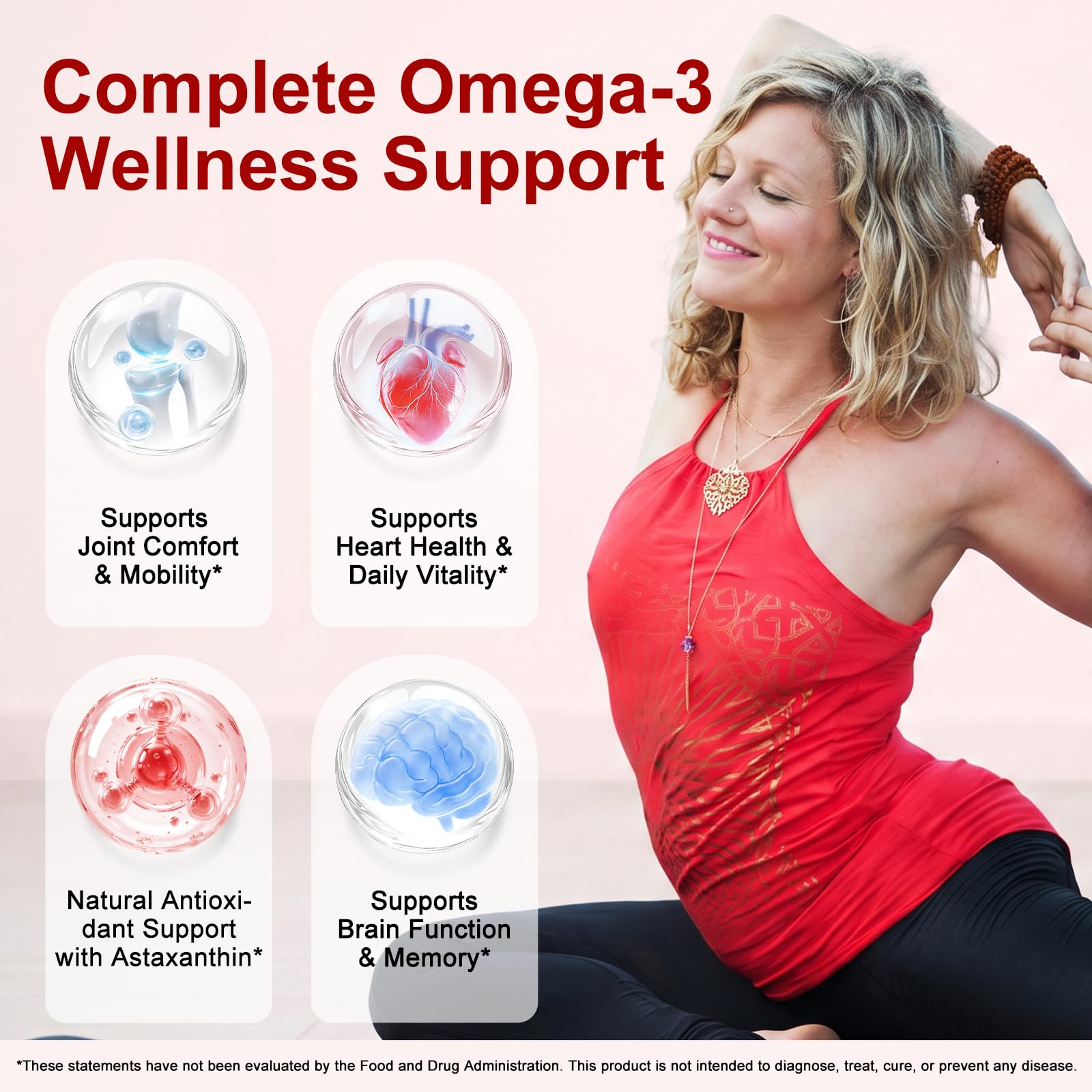 Antarctic Krill Oil 2000mg with Astaxanthin 800mcg | Omega-3 500mg | EPA 240mg | DHA 160mg | Phospholipids 400mg | 240 Softgels