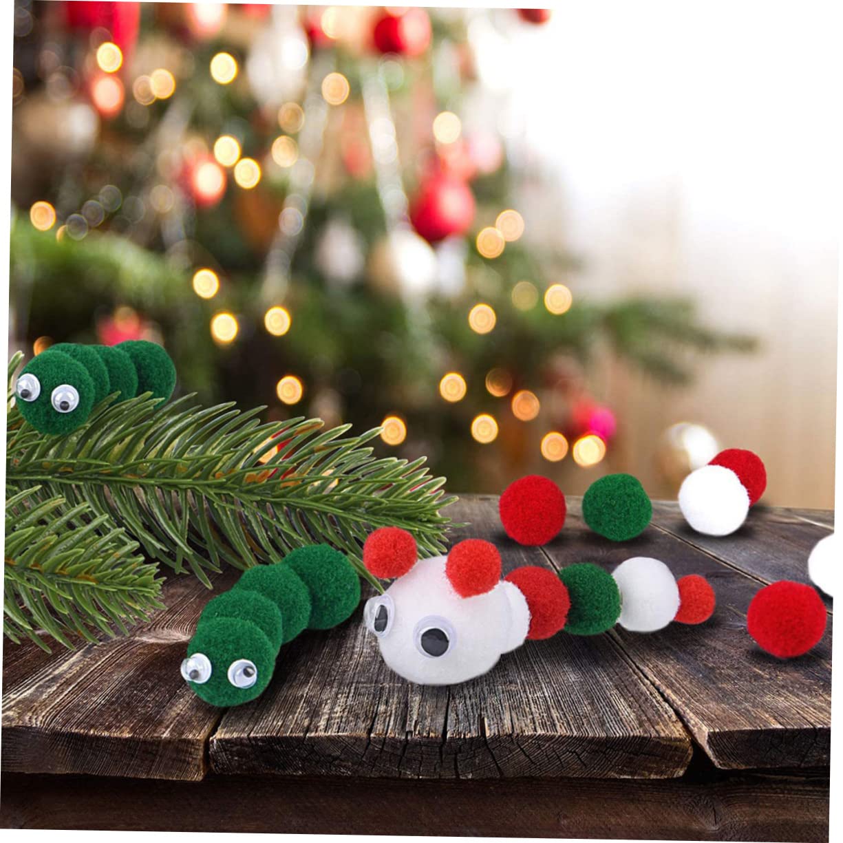 Cabilock 3 Set Decorazioni Natalizie Pompon Ornamenti Palline Decorazioni Per L'Albero Di Natale Decorazioni Per Feste Decorazioni Natalizie In Feltro Mini Palline Di 2000 pezzi * 3